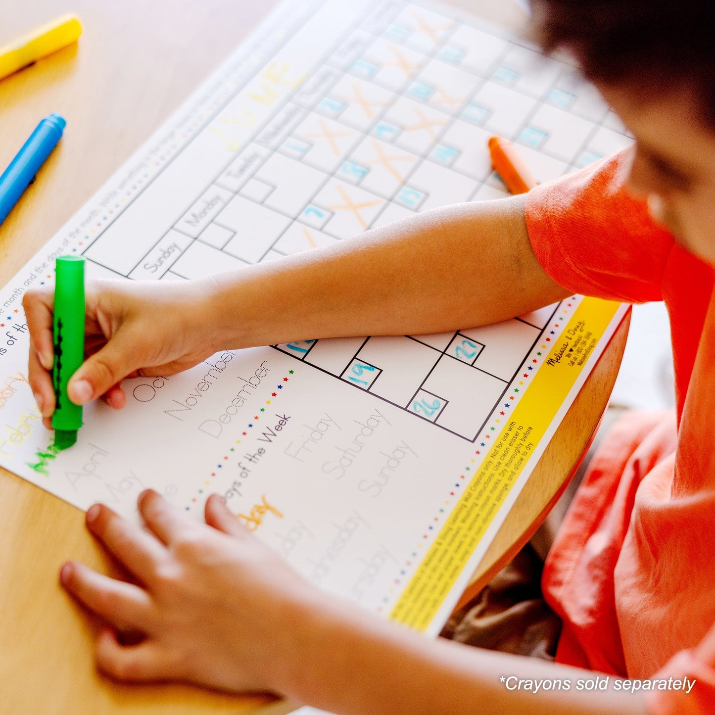 Calendar Learning Mat