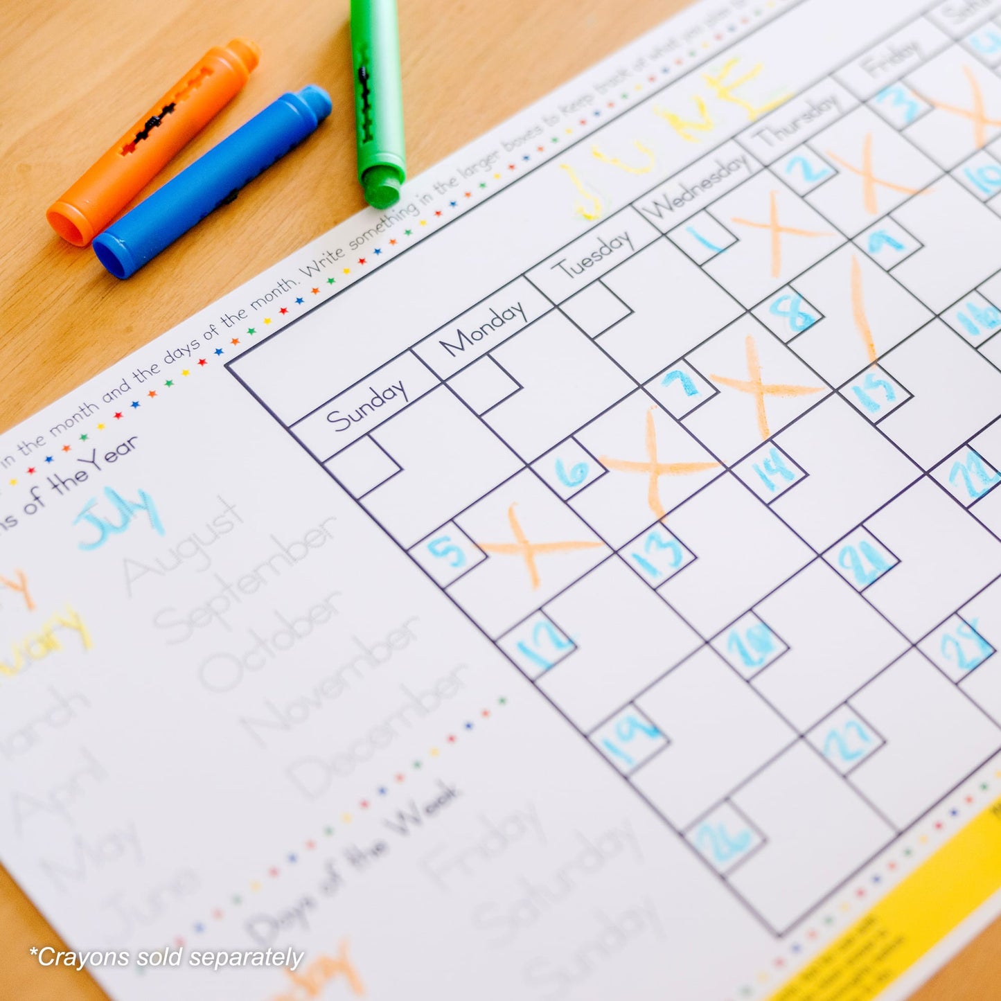 Calendar Learning Mat