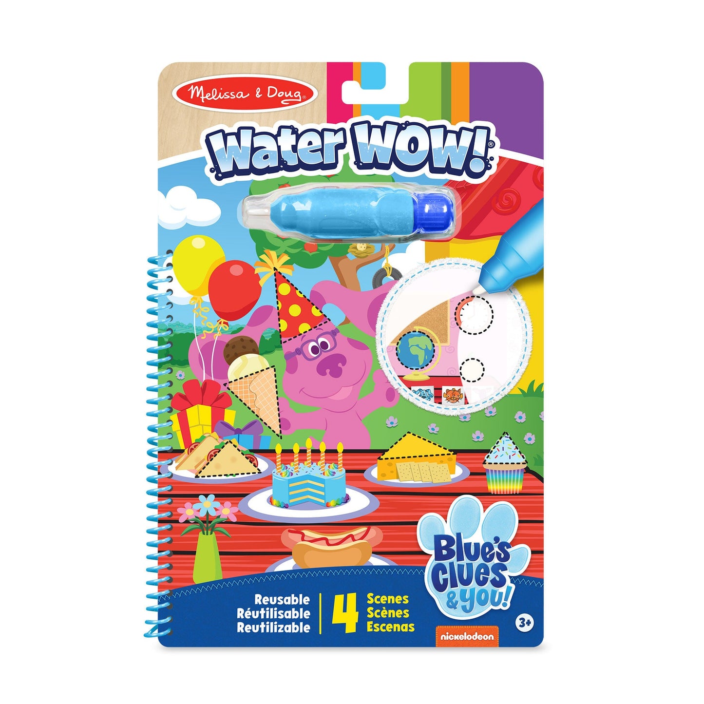 MElissa & Doug Blue's Clues & You! Water Wow! - Shapes