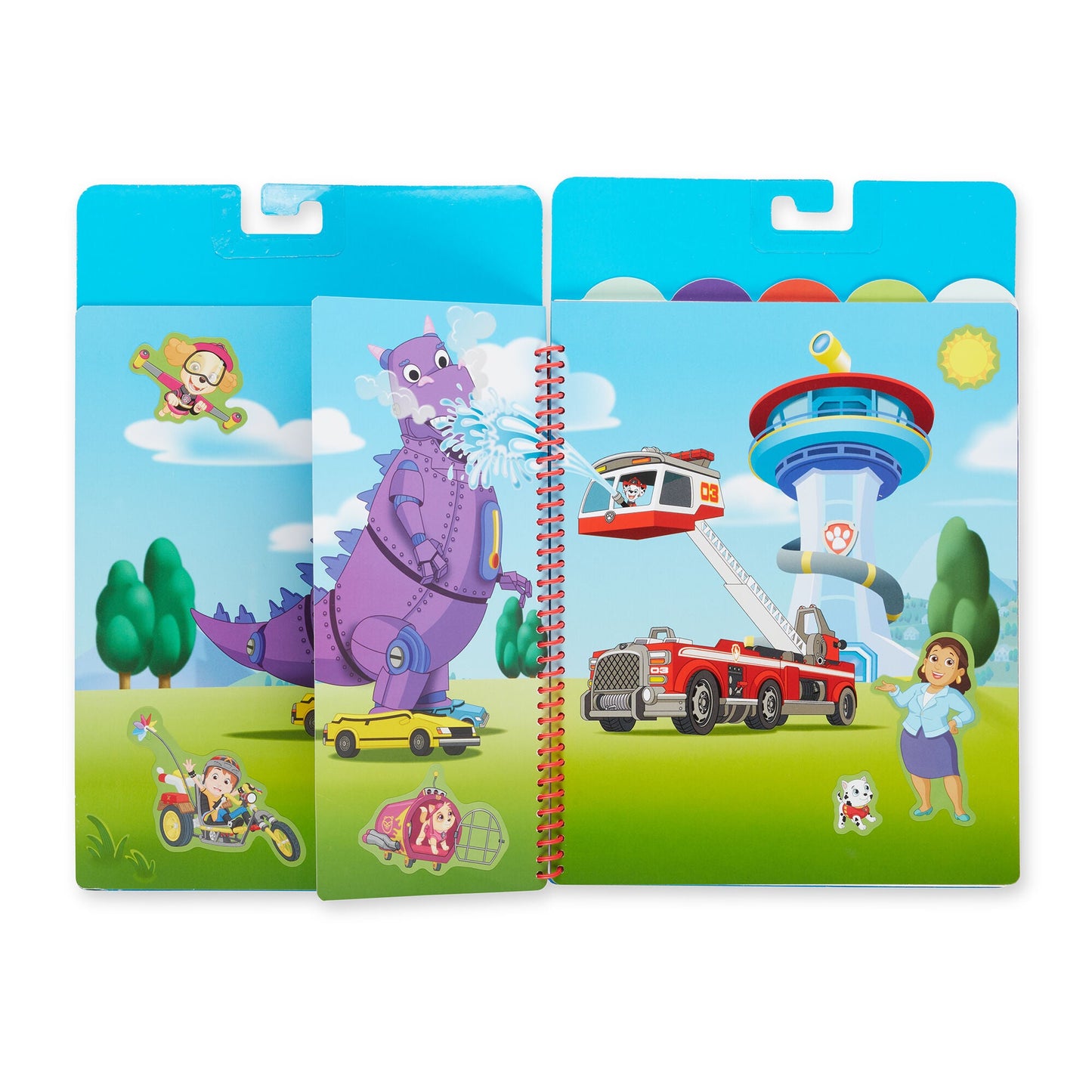 Melissa & Doug PAW Patrol Restickable Stickers Flip-Flap Pad - Ultimate Rescue