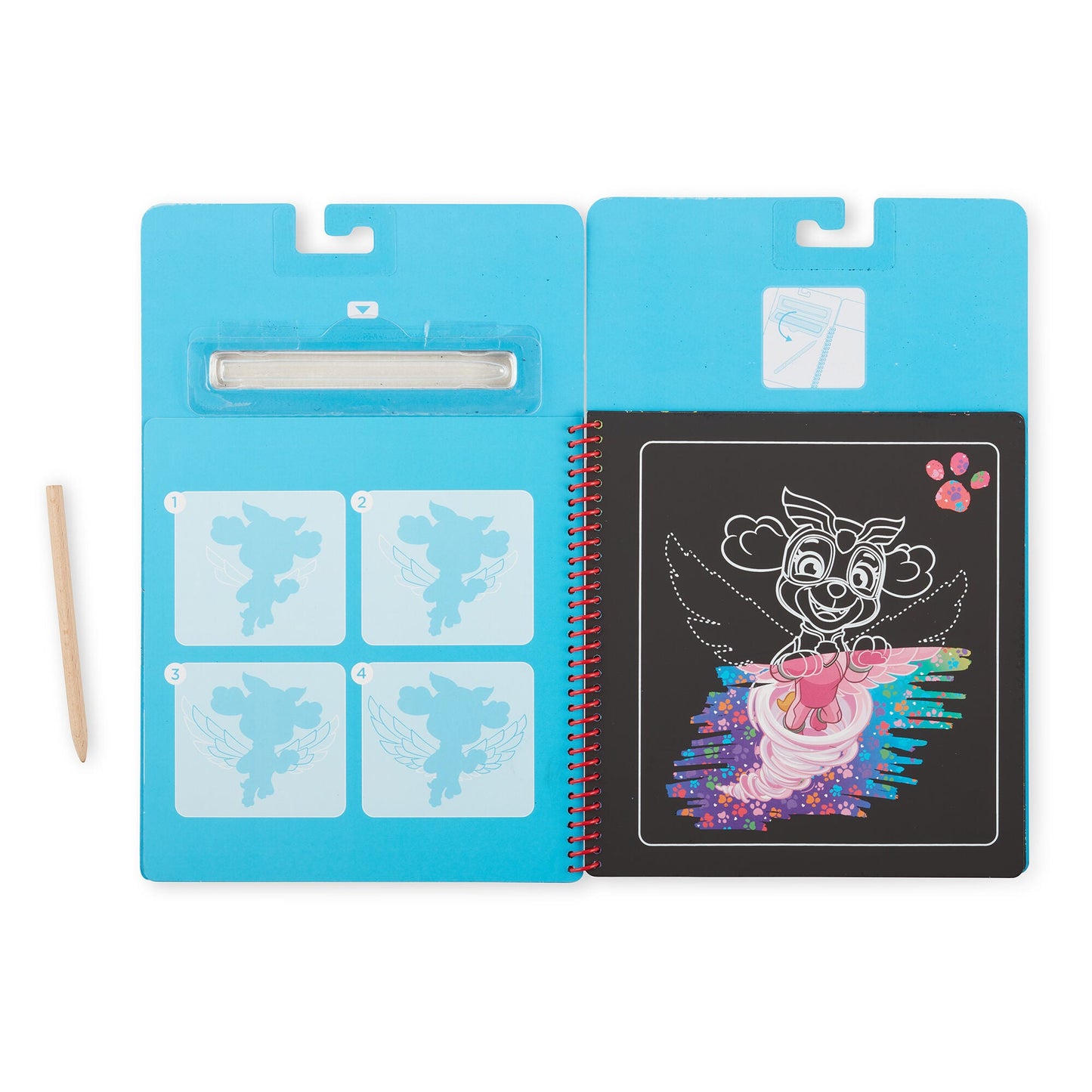 Melissa & Doug PAW Patrol Scratch Art Pad - Skye