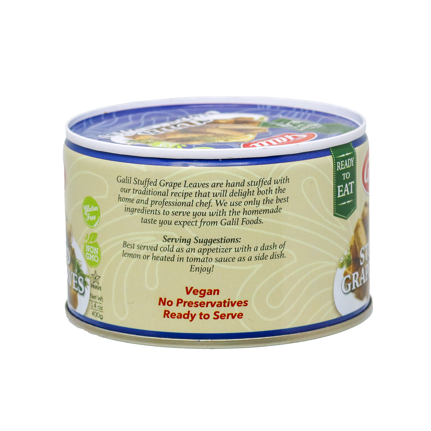 Stuffed Grape Leaves | Dolma | 14 oz | Galil