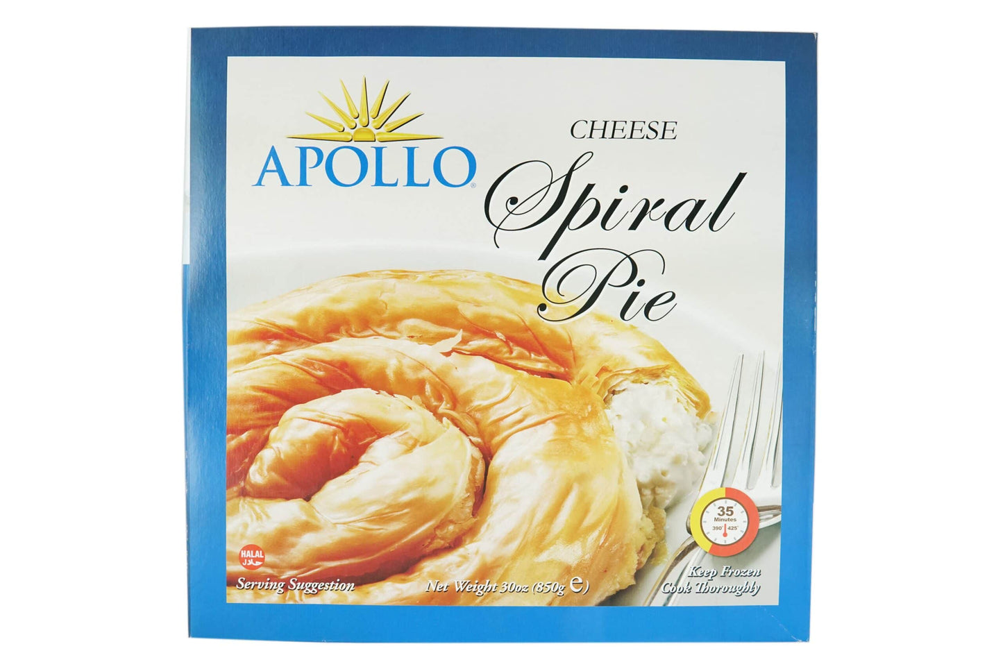 Apollo Cheese Spiral Pie 850G
