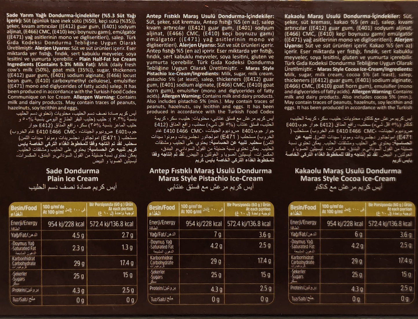 Alpedo Fıstıklı&Sade&Çikolatalı 400G