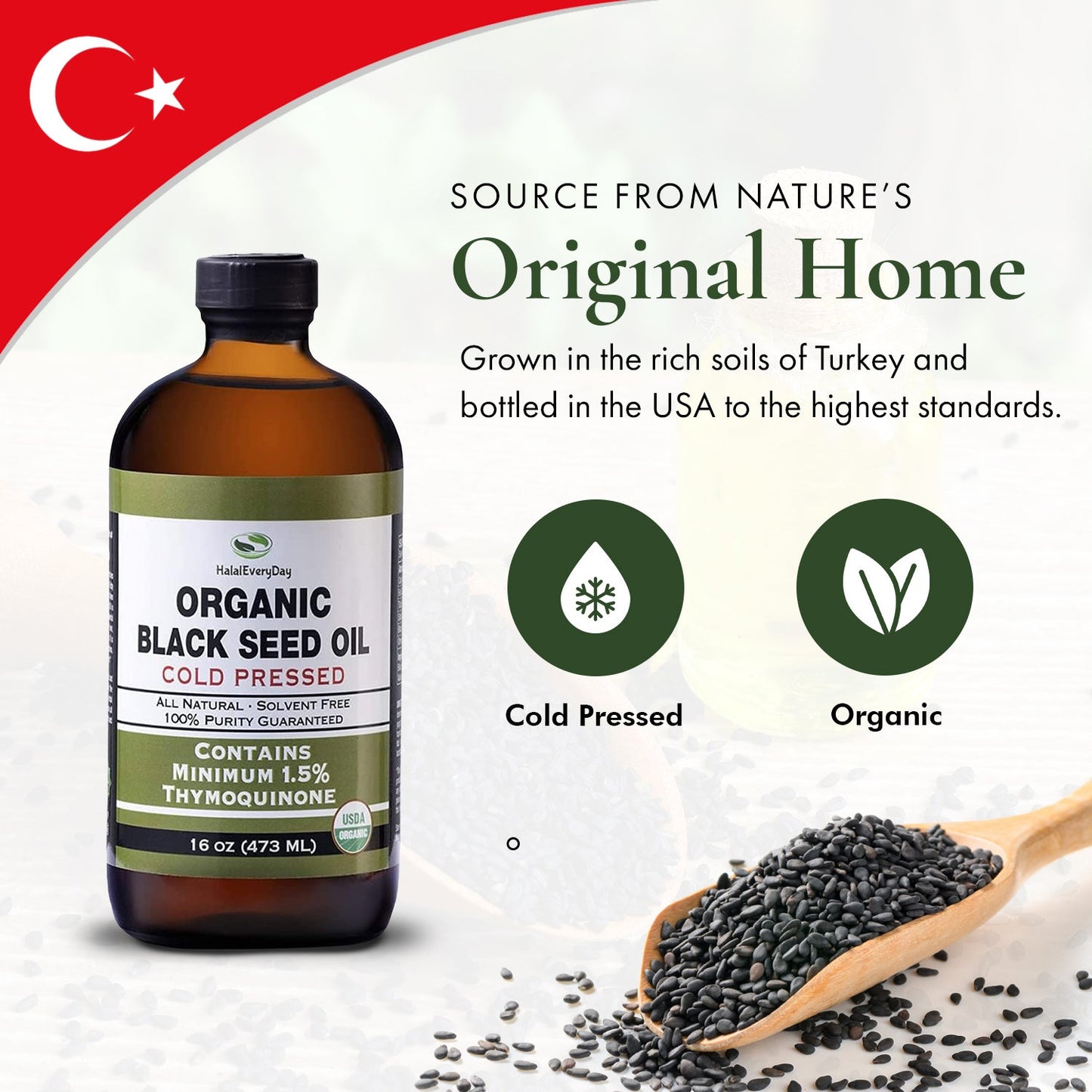 Black Seed Oil - USDA Organic