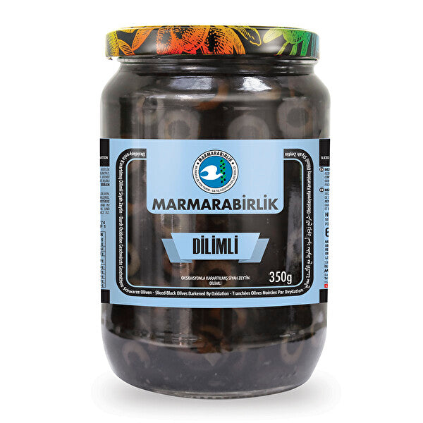 Marmarabirlik Siyah Dilimli Zeytin 350