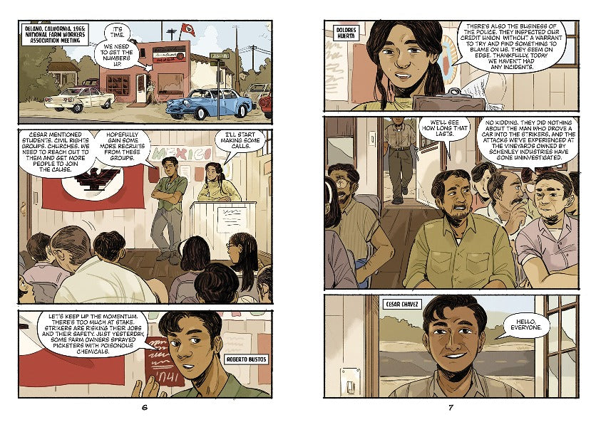 Who Was the Voice of the People?: Cesar Chavez: A Who HQ Graphic Novel