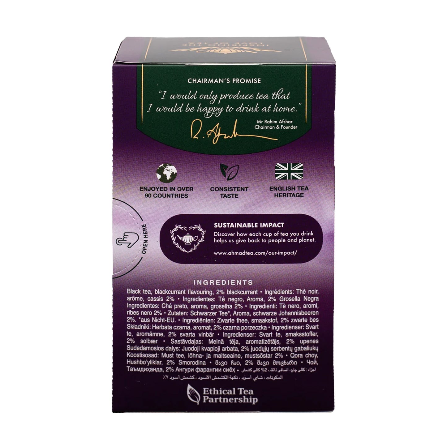 Ahmad Blackcurrant 20 Tb