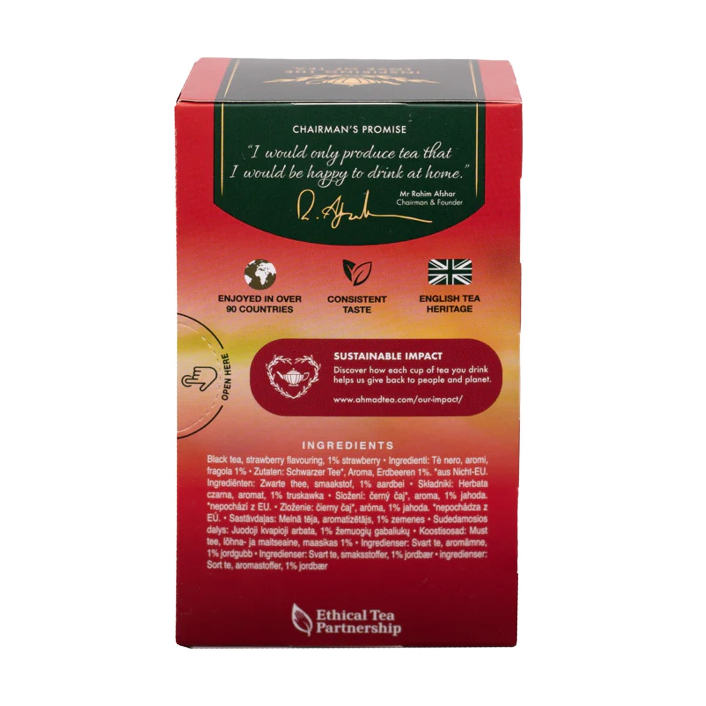Ahmad Strawberry Tea 20 Tb