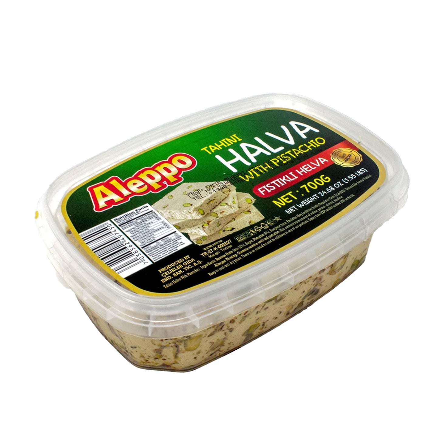 Halep Helva Fıstıklı 700G