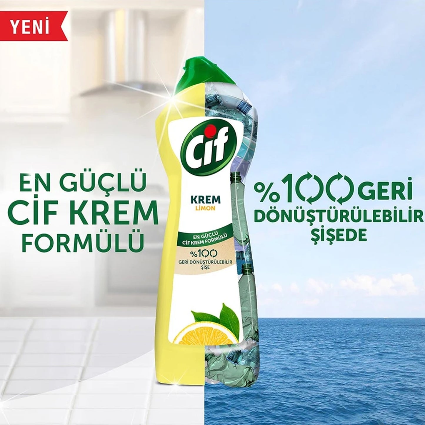 Cif Cream Lemon 750Ml