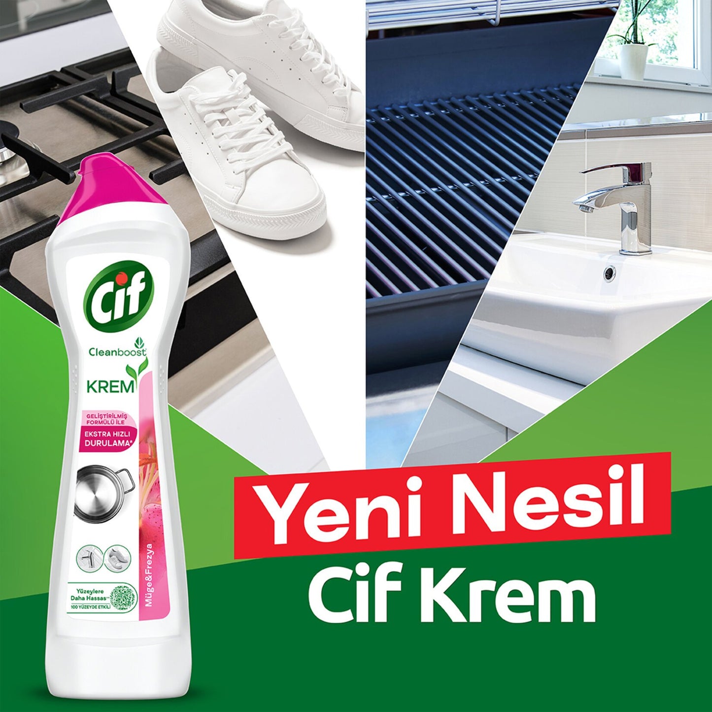 Cif Cream Lilly&Freesia 750Ml