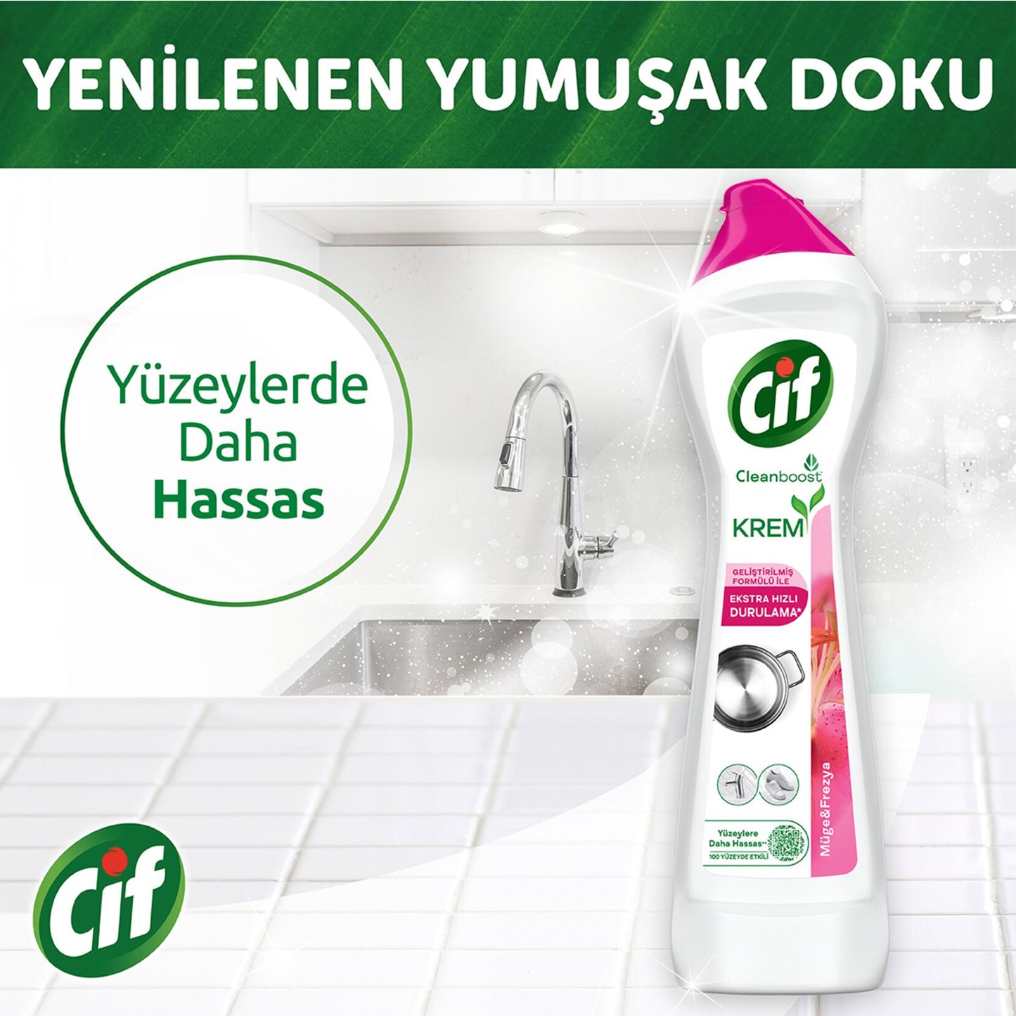 Cif Cream Lilly&Freesia 750Ml