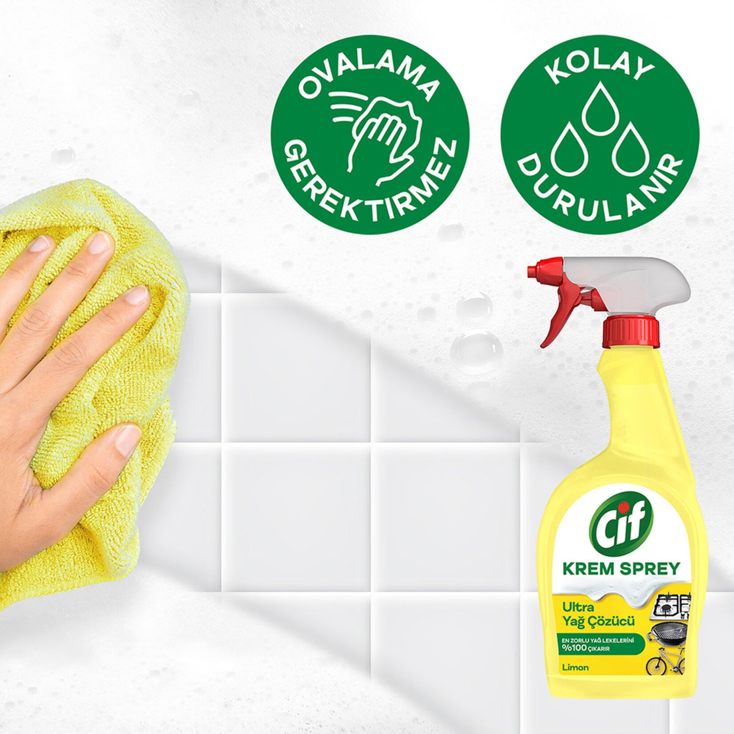 Cif Cream Spray Lemon 750Ml