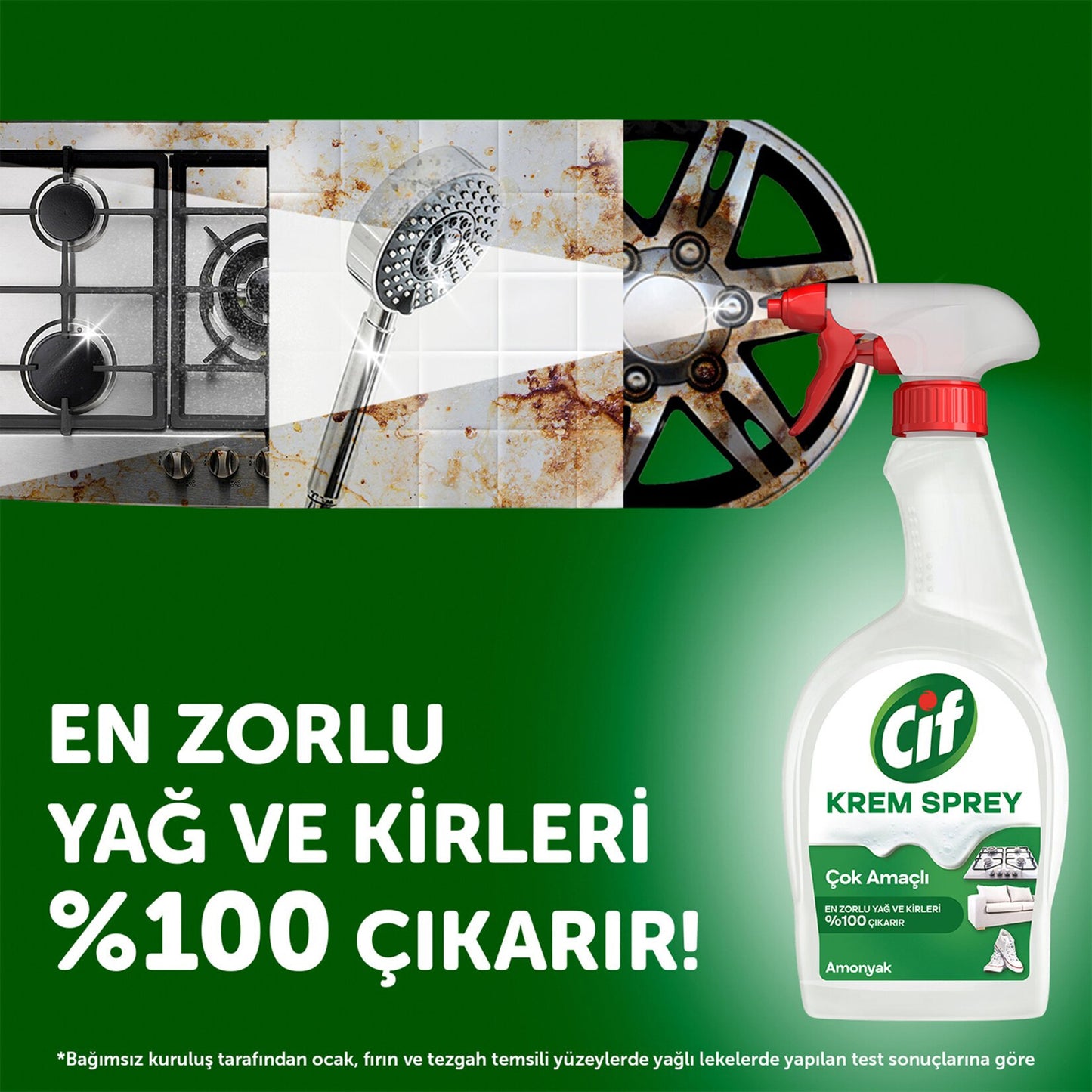 Cif Cream Spray With Ammonia 750Ml