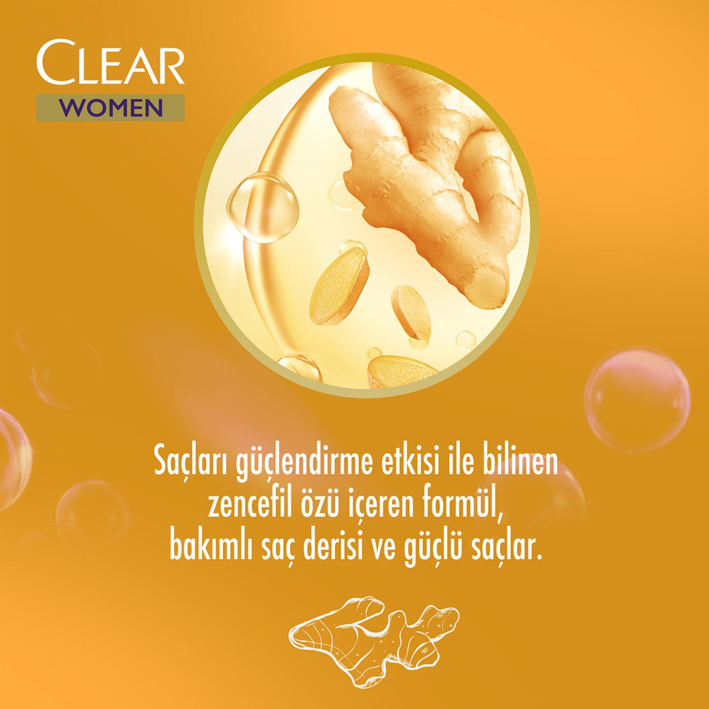 Clear Shampoo Hairloss Women 350Ml