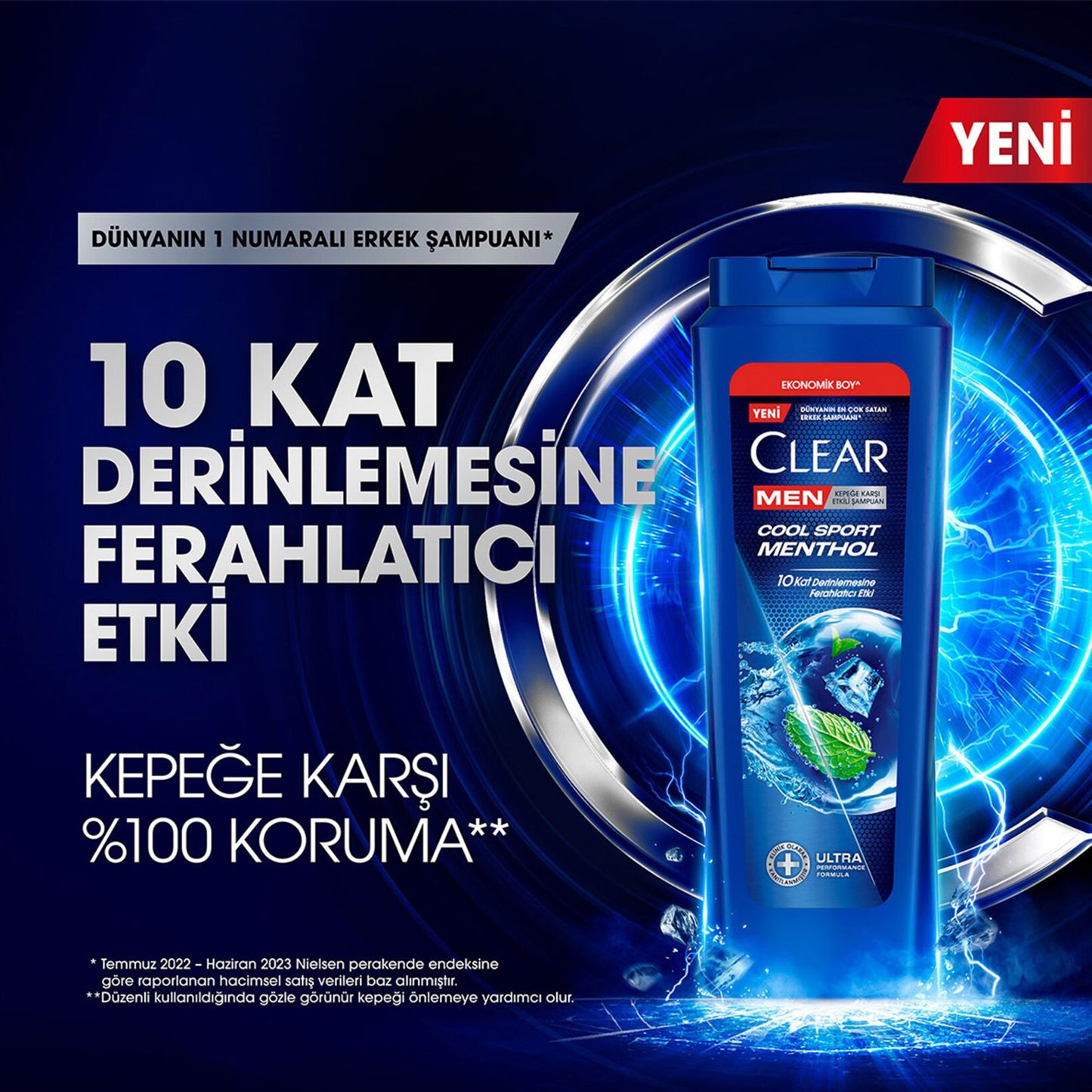 Clear Shampoo Menthol 350G