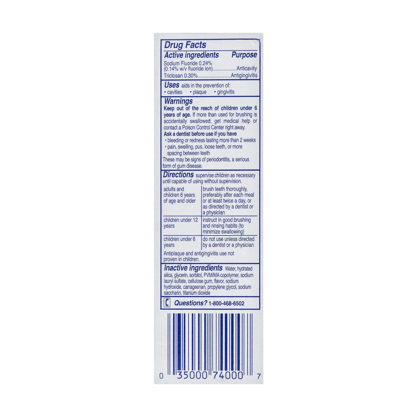Colgate Toothpaste Mint 6Oz