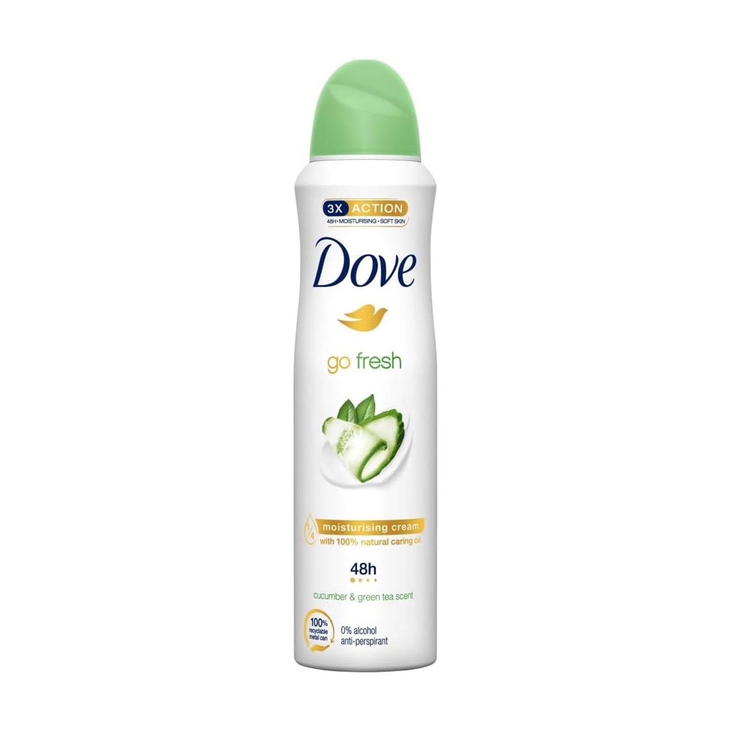 Dove Body Spray Cucumber Scent 150
