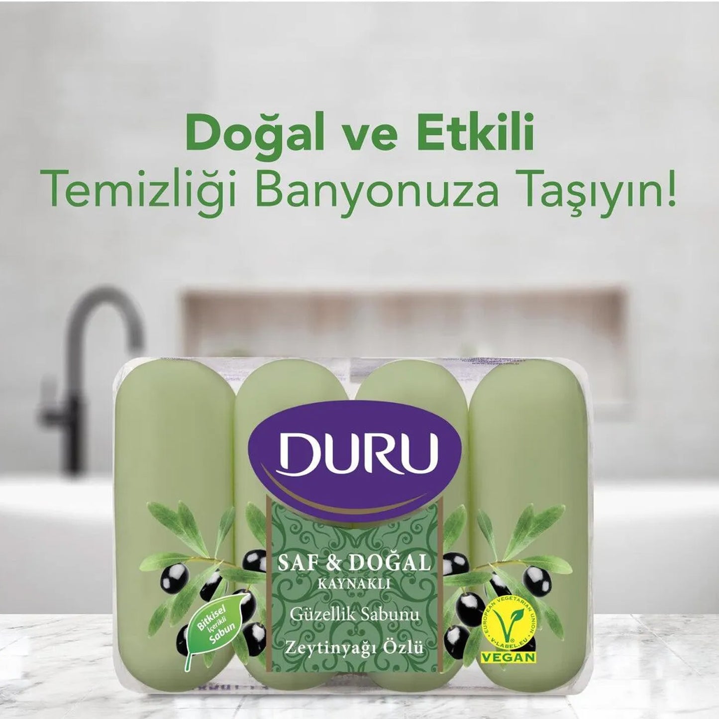 Duru Saf Doğal Zeytinyağı Sabunu 280G