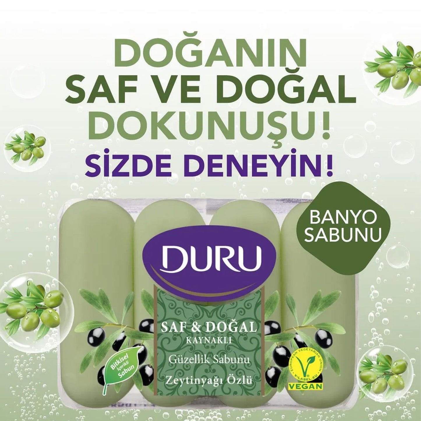 Duru Saf Doğal Zeytinyağı Sabunu 280G