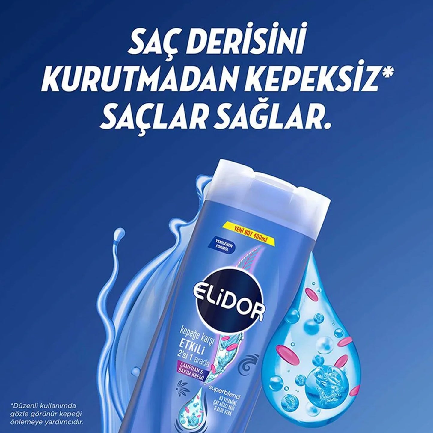 Elidor 2 In 1 Dandruff 400Ml