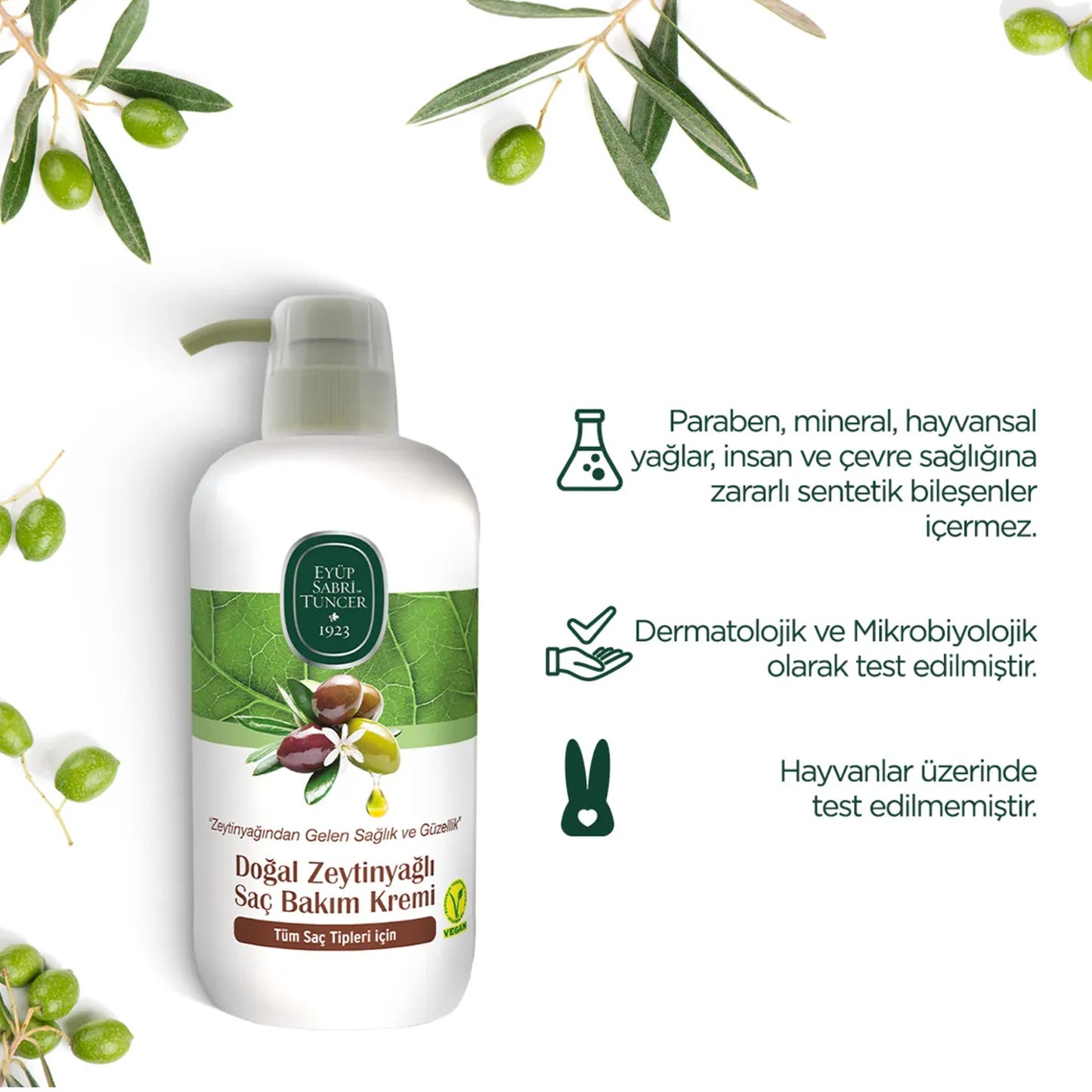 Eyup Sabri Tuncer Hair Cream Olive Oil 600
