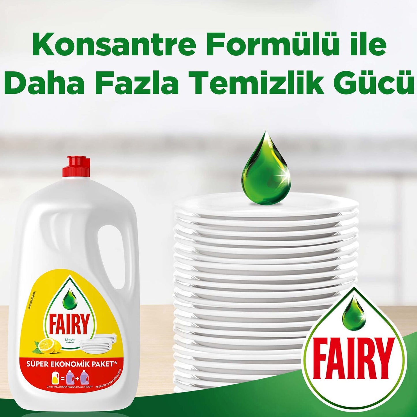 Fairy Detergent Lemon 2600Ml