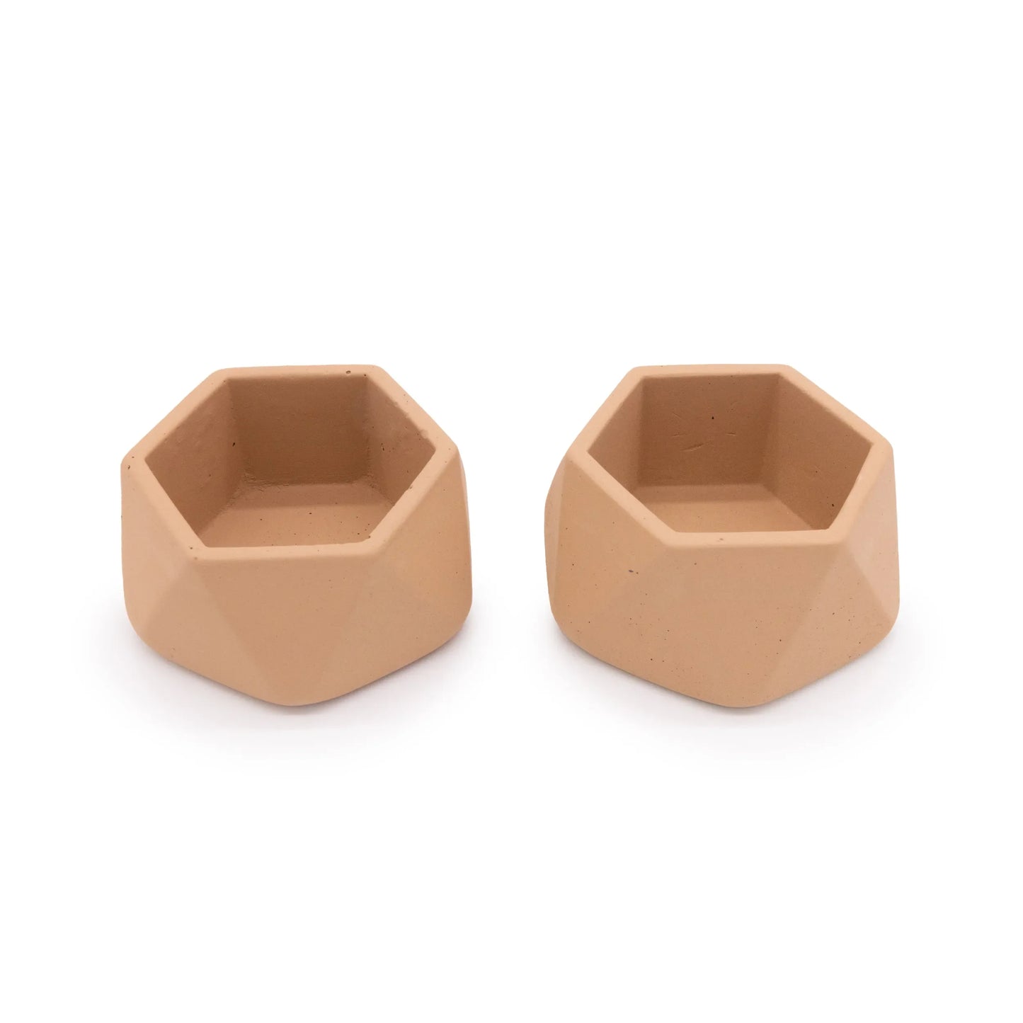 Concrete Mini Genna Tabletop Planters (Set of 2)