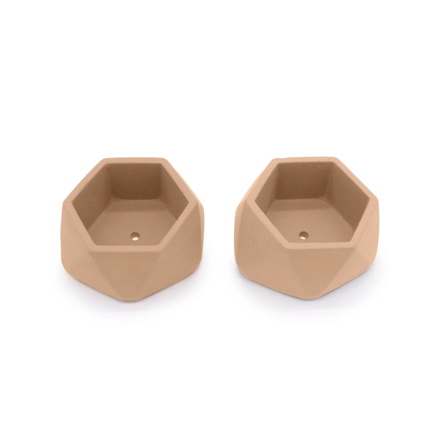 Concrete Mini Genna Tabletop Planters (Set of 2)