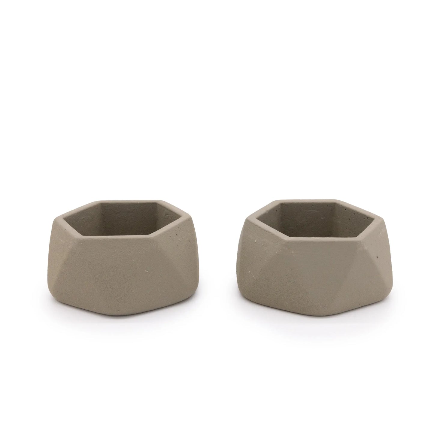 Concrete Mini Genna Tabletop Planters (Set of 2)