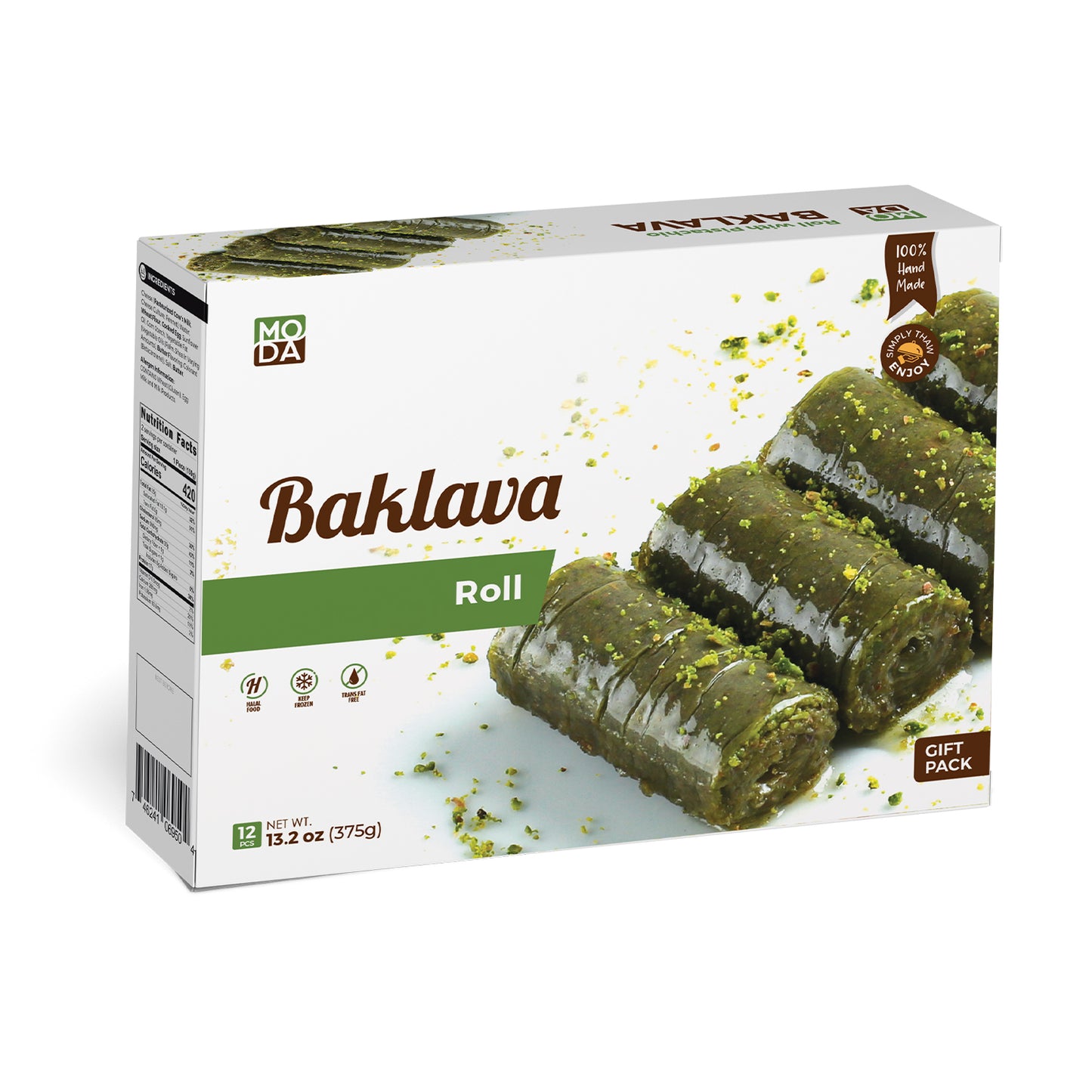 Moda Rulo Fıstıklı Baklava 375