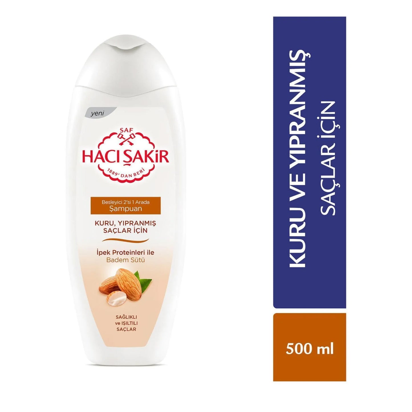 Haci Sakir Shampoo Almond 500