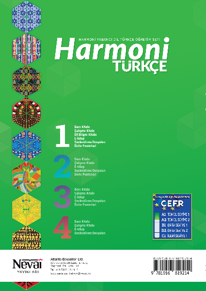 Harmoni Türkçe 1 Çalışma Kitabı