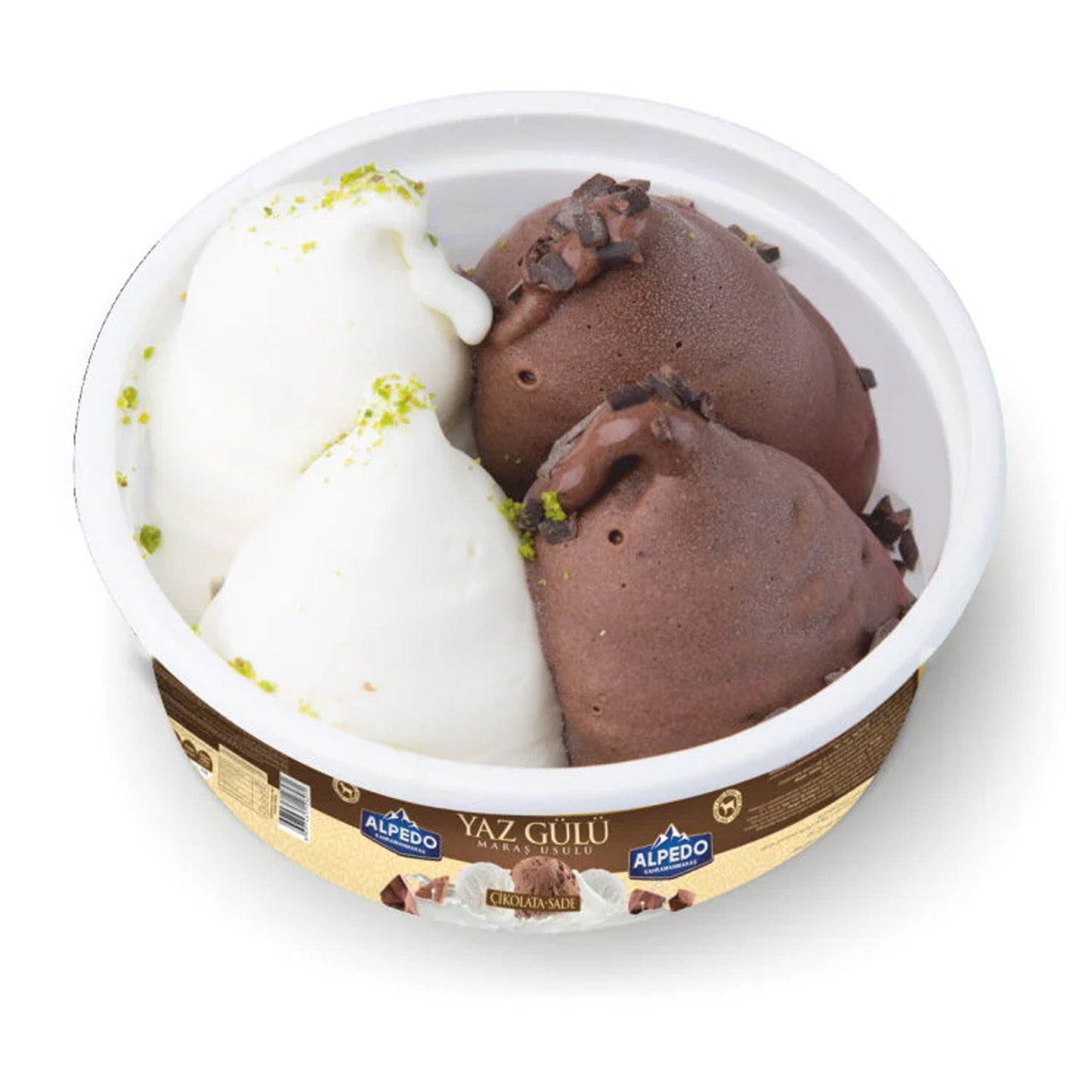 Alpedo Plain Choco Ice Cream 155G