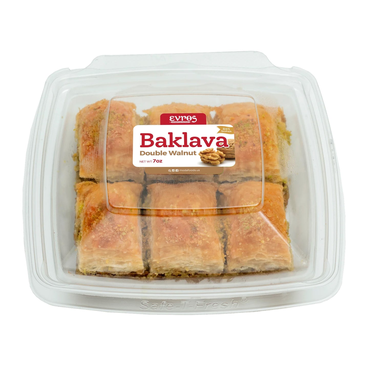Evros Baklava Cevizli 7Oz