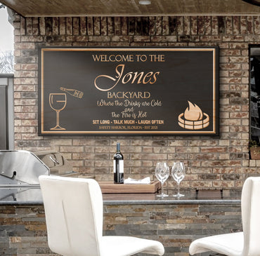 Arka Bahçe Tabelası