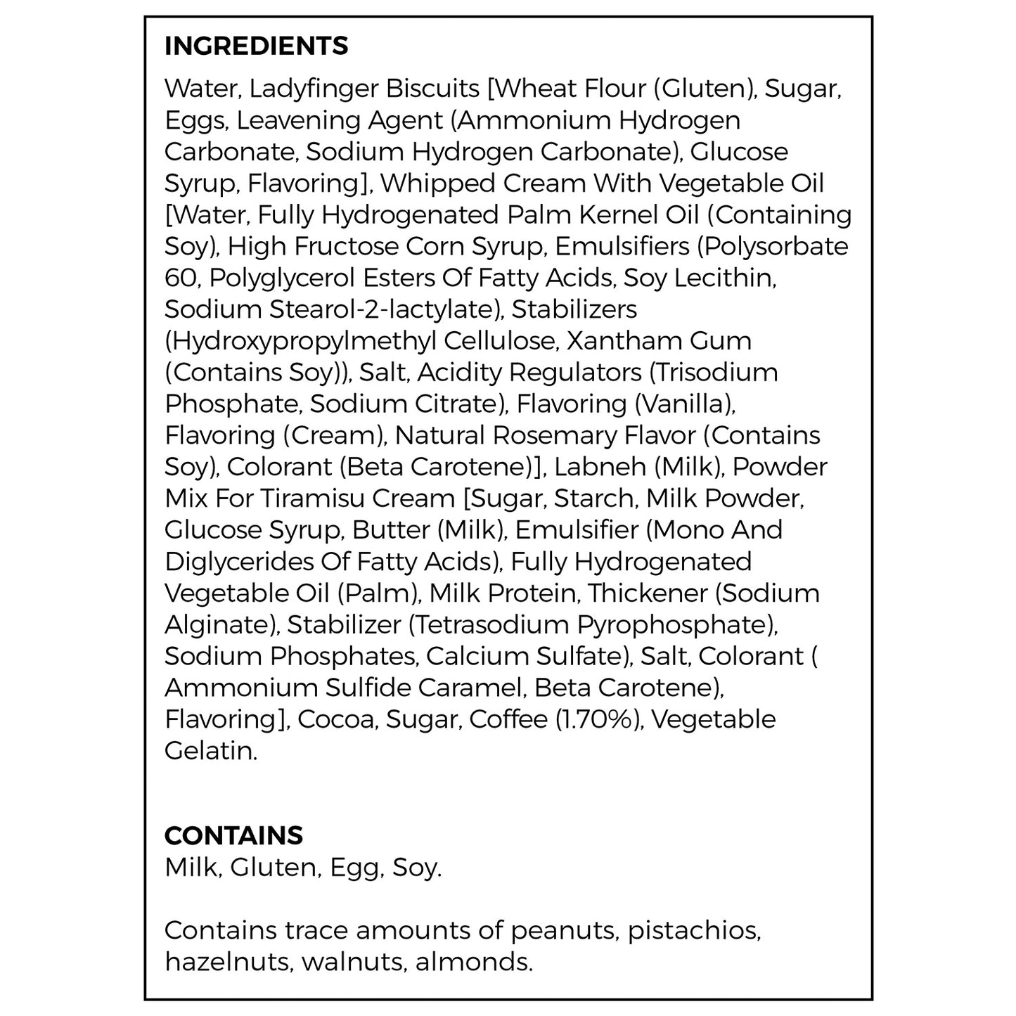 Moda Tiramisu Parti Paketi 650G