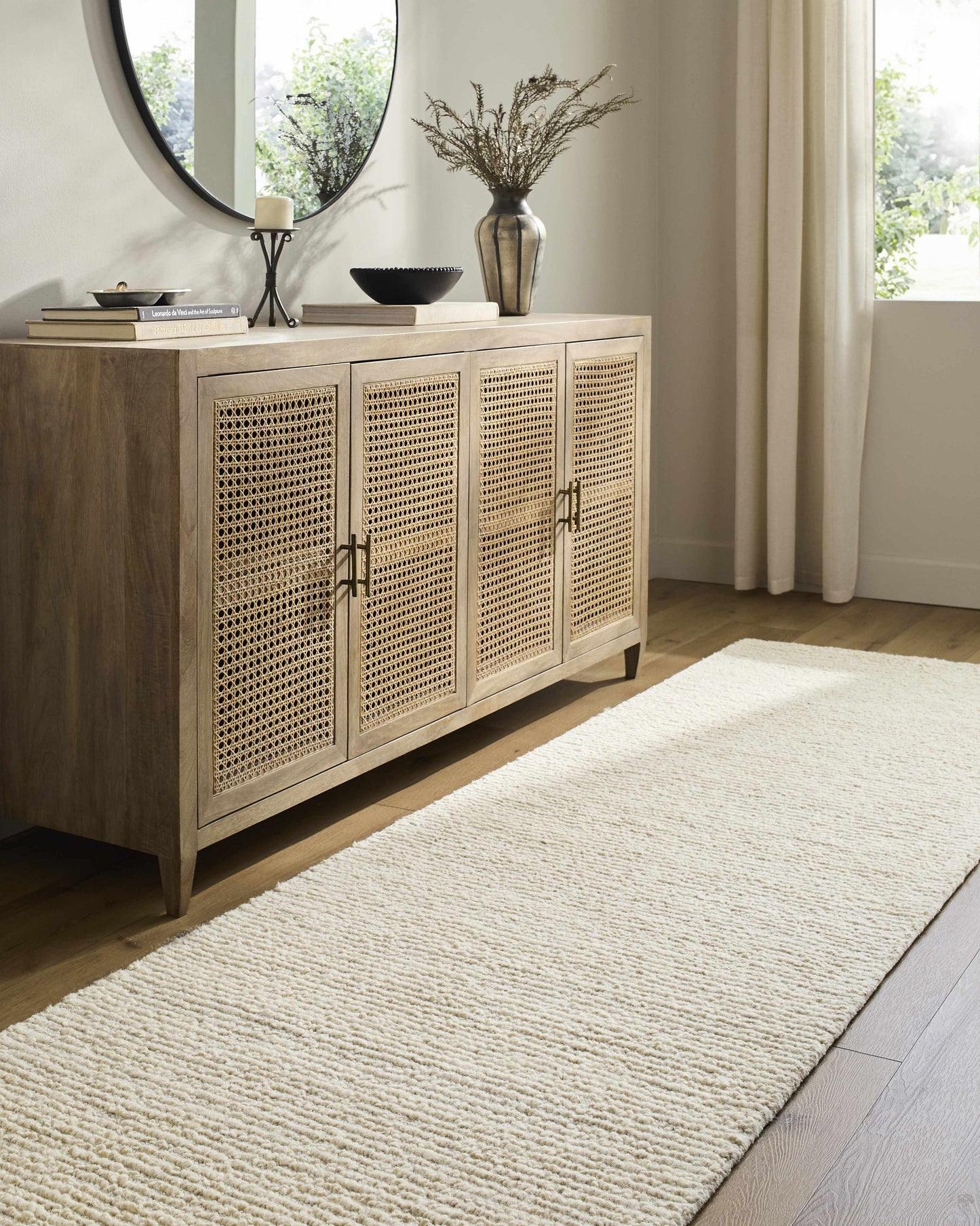 Winta Cream Wool Area Rug