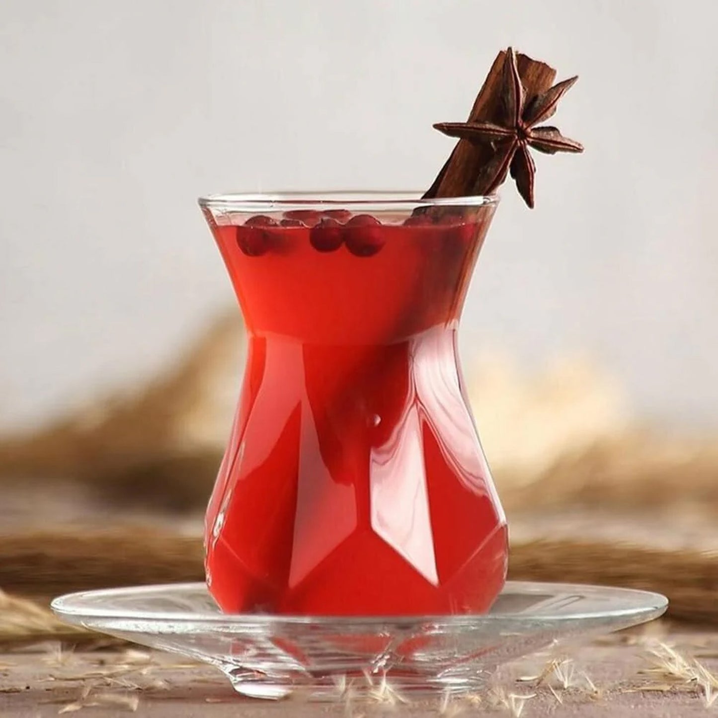 Lav Tea Glass 6 Pc