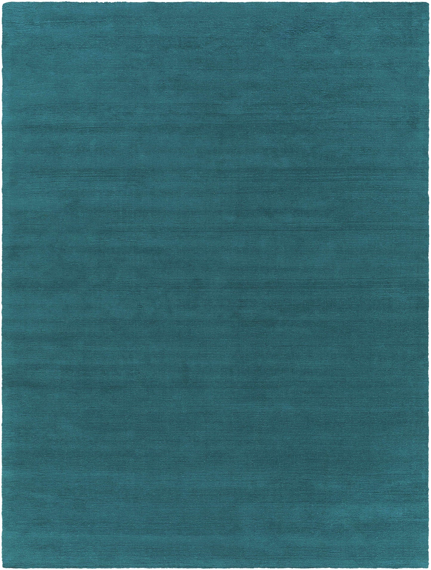Brockton Solid Teal Wool Rug