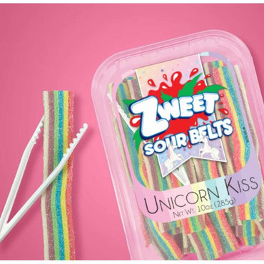 Unicorn Kiss Sour Belts | Zweet | 10 oz