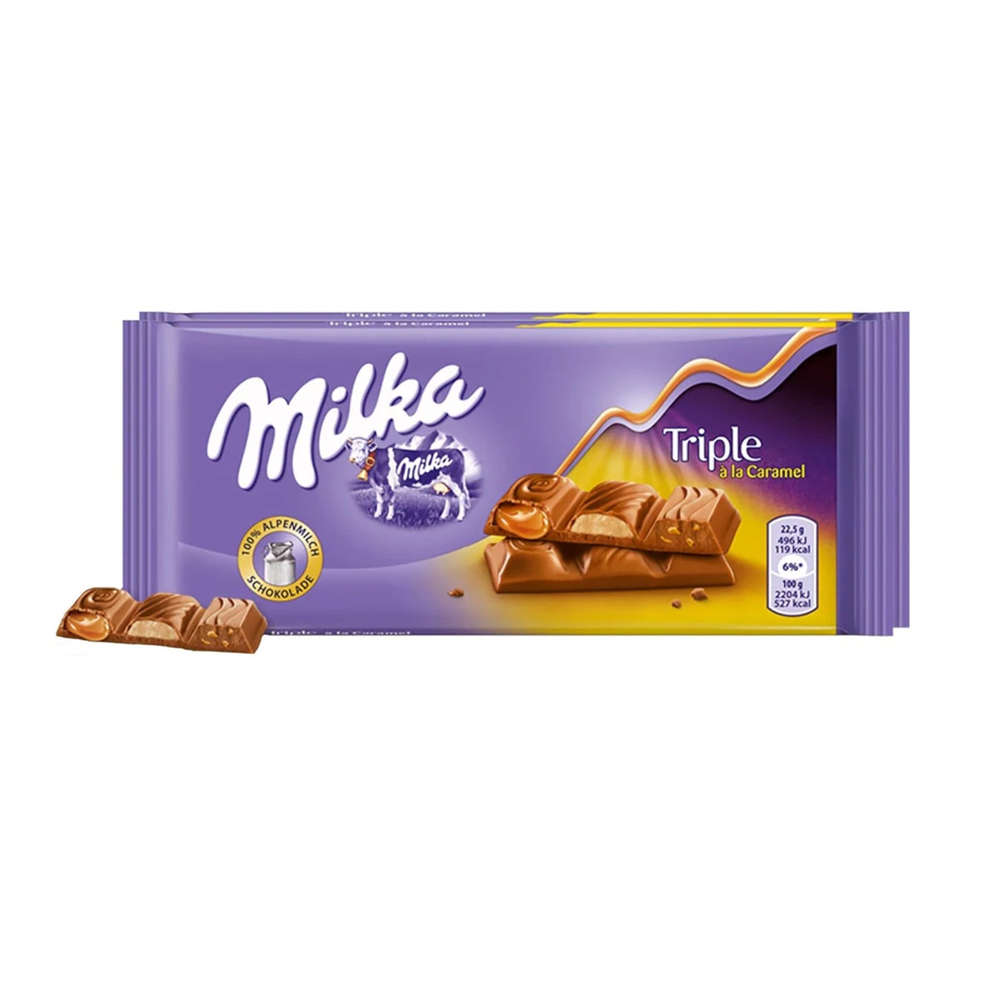 Milka Üçlü Karamel 100G