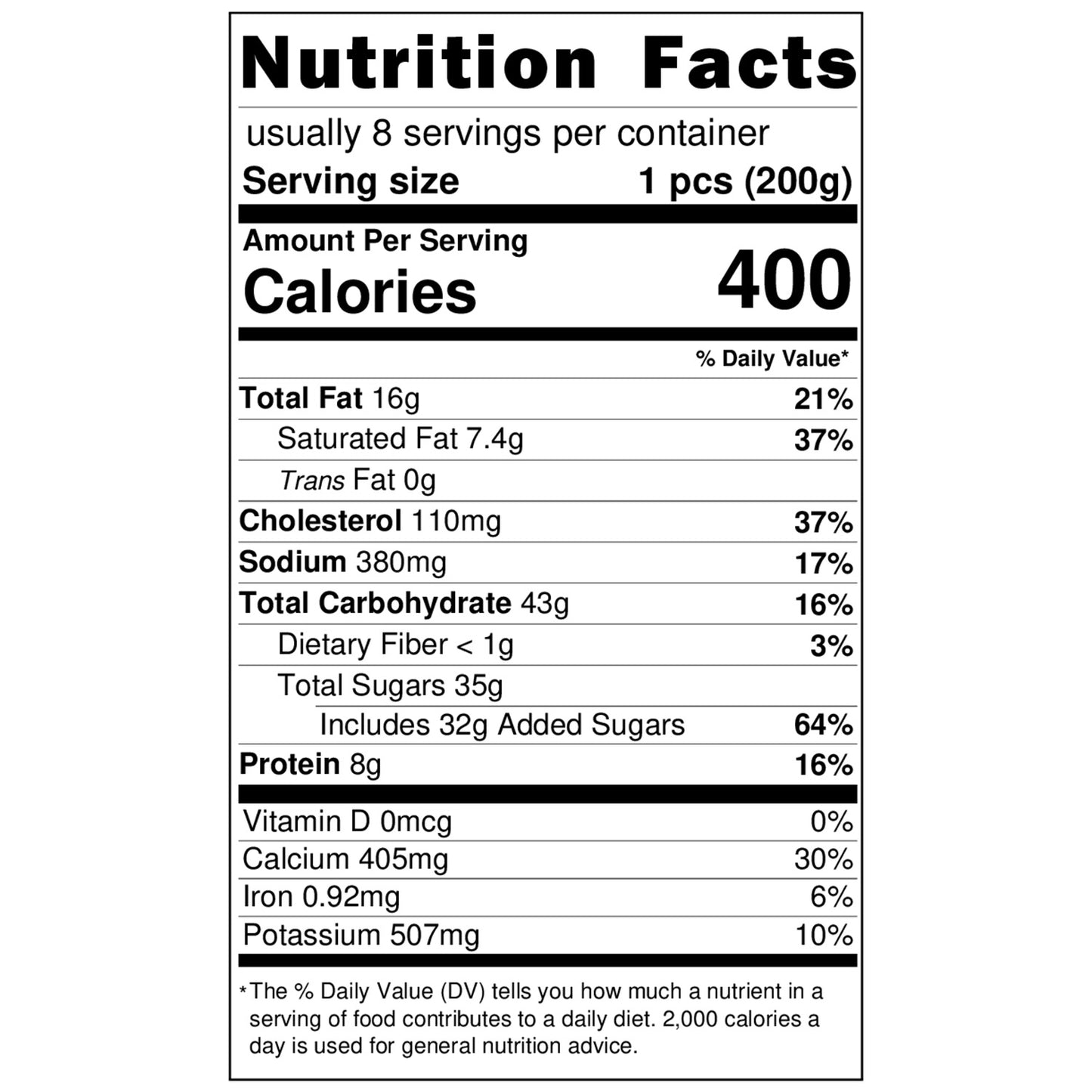 Moda Milky Cake, Oreo, Party Pack, 3.5lbs (1580g)
