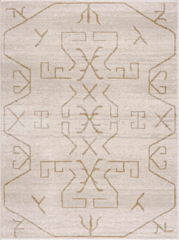 Azzan Krem ve Altın Alan Halısı - İndirim