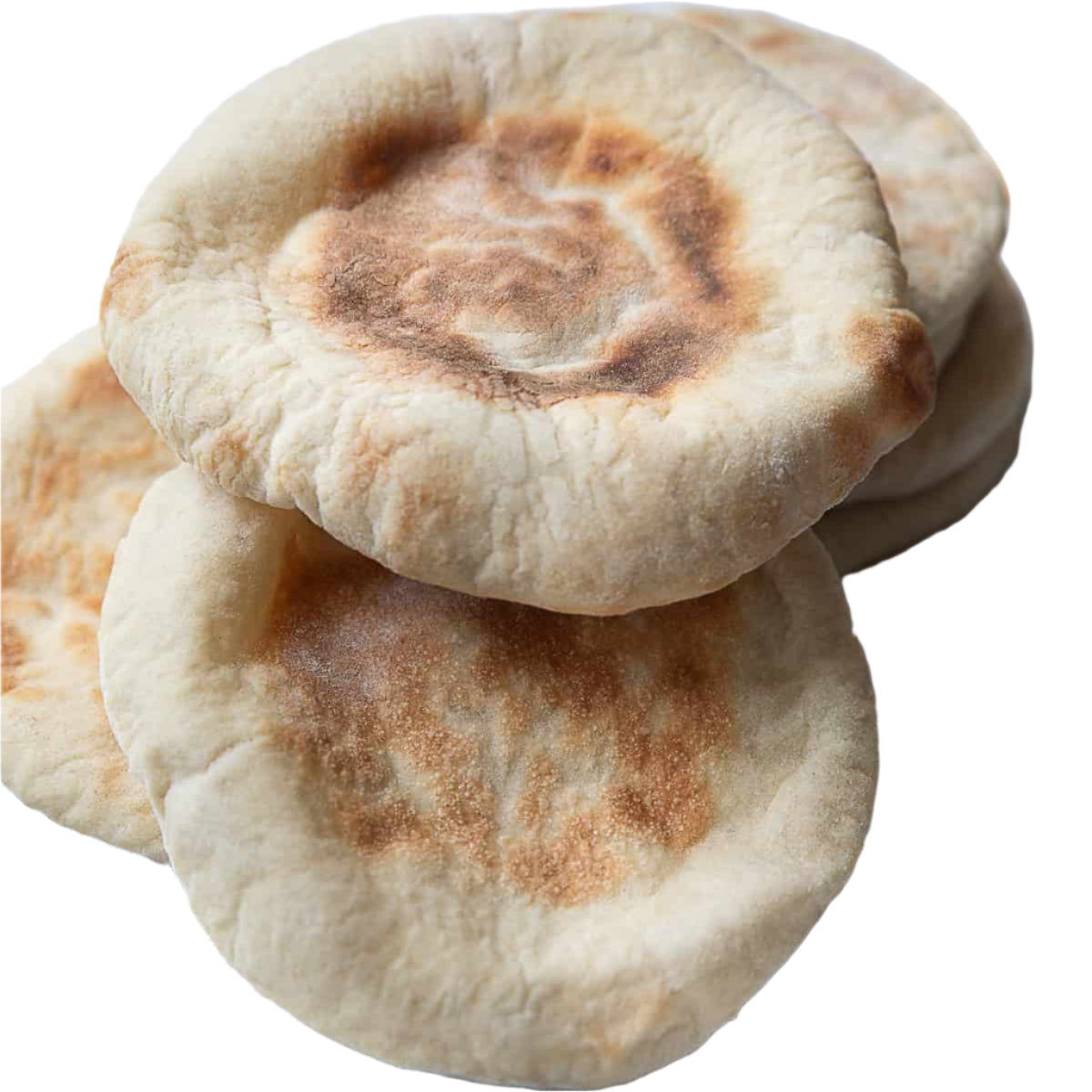 Albasha Fresh Baked Pita Bread - 10 Pieces of Soft, Chewy,