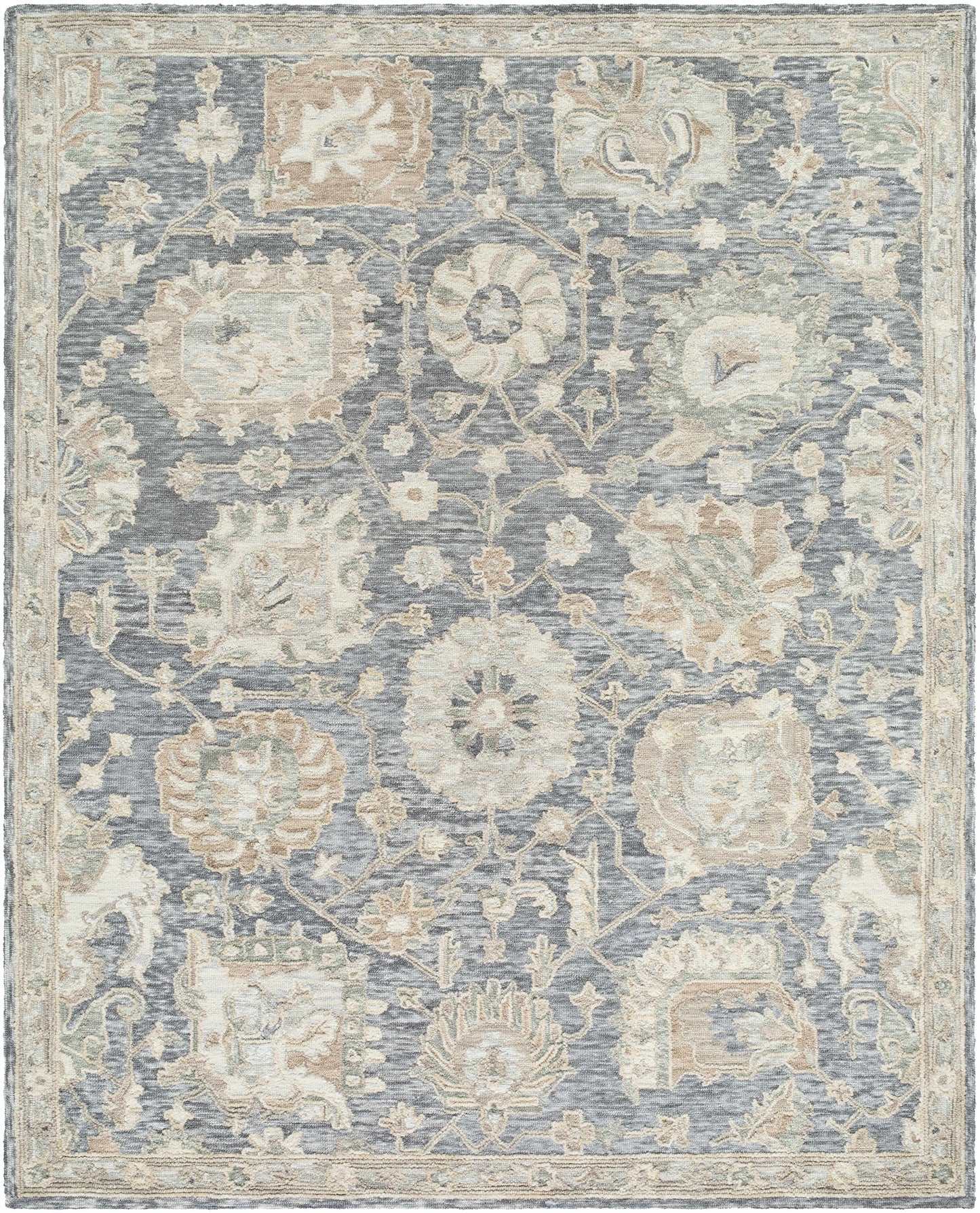 Auryon Hand Tufted Oushak Wool Area Rug