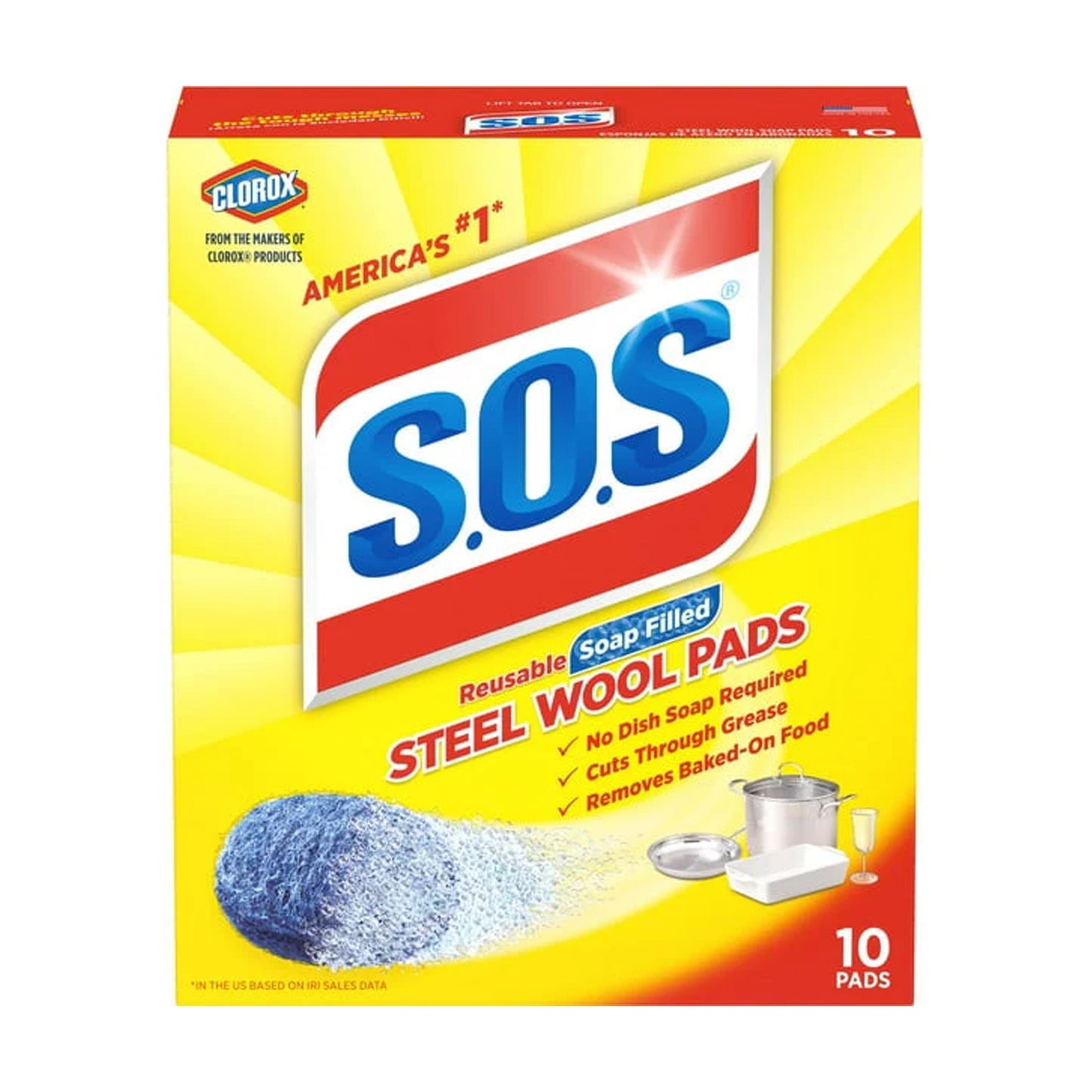 Sos Soap Pads 10Pc