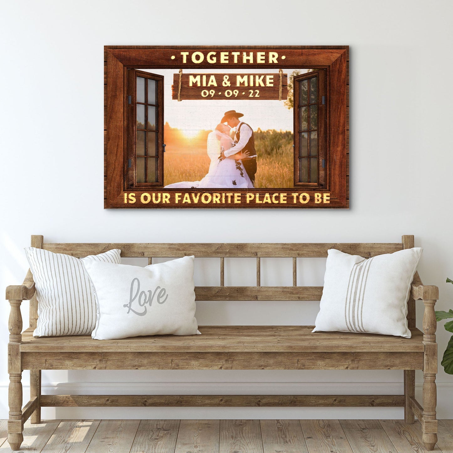 Together Is Our Favorite Place To Be Sign II