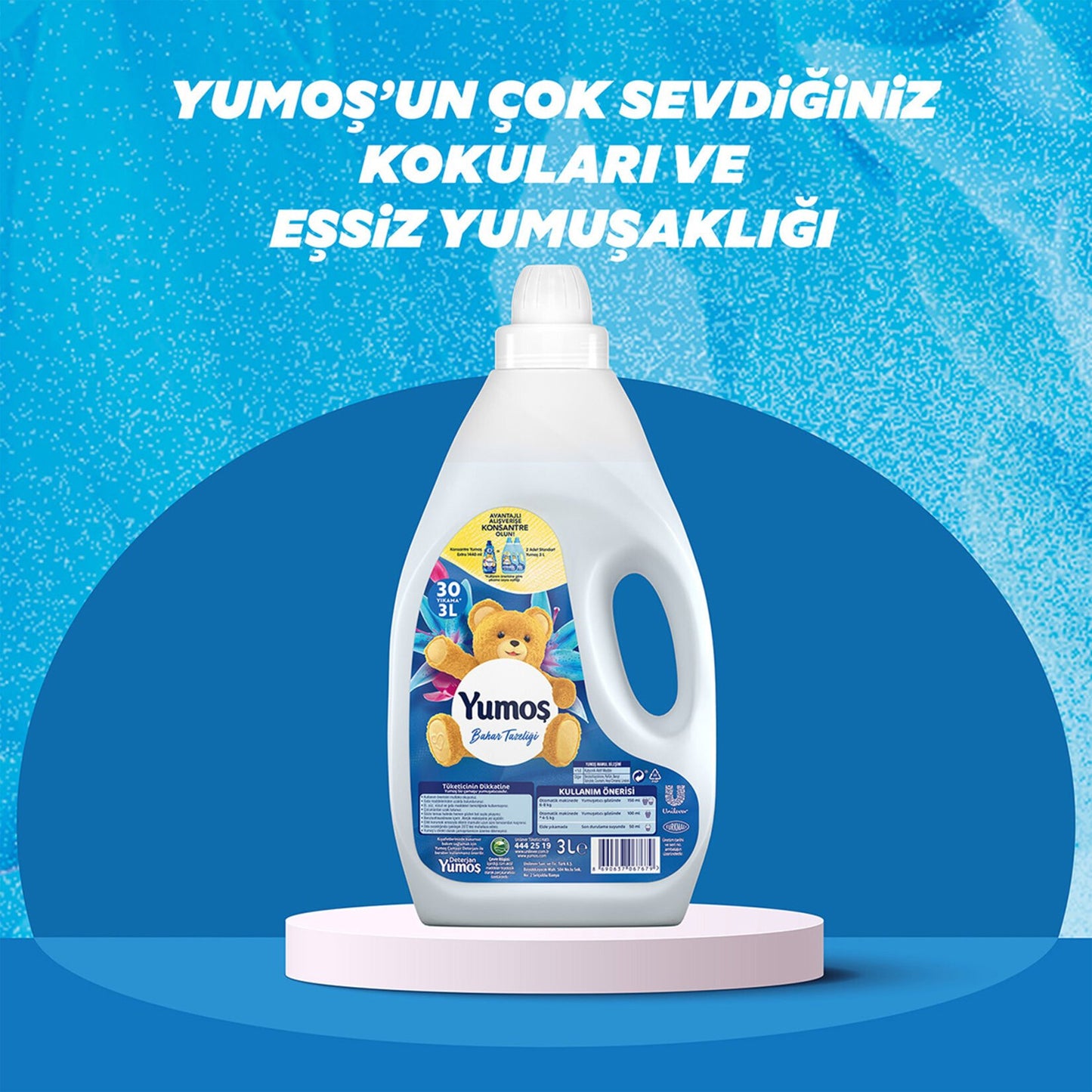Yumos Yumuşatıcı Spring Breeze 3Lt